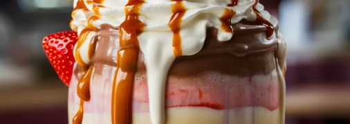 Молочный коктейль станет излюбленным десертом ваших детей (изображение создано с помощью ИИ)