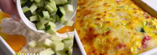 Смачна та корисна запіканка із сезонних продуктів