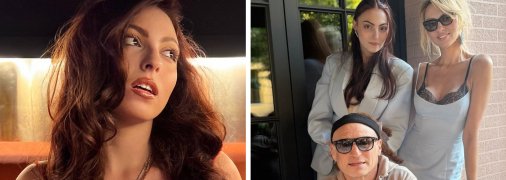 Маша Полякова з батьками