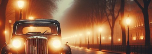 Увімкнені фари на автомобілі