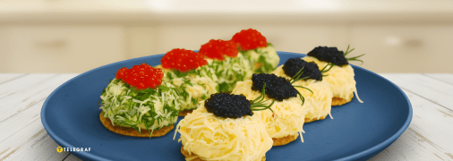 Закуска з крабових паличок та сиру