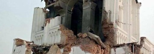 Росіяни знову обстріляли Святогірську лавру