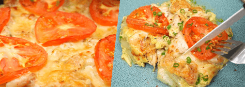 Ужин из картофеля и курицы в особой сливочной заливке