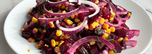 Салат з буряка та кукурудзи