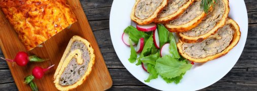 Мясной рулет