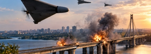 Атака на Южный мост (иллюстрация)
