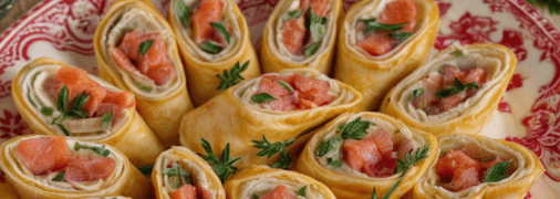 Дуже смачна закуска з лососем