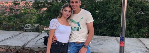 Руслан Нещерет зі своєю дівчиною