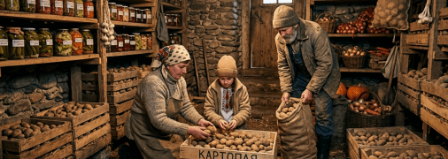 Врожай картоплі потрібно ретельно підготувати до зберігання