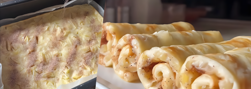 Ліниві млинці з яблуками