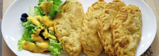 Незвичайні чебуреки з кабачків із м’ясом