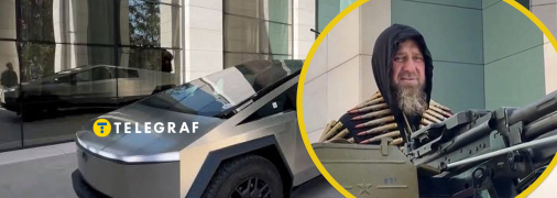 Рамзан Кадыров на Tesla Cybertruck
