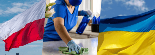 Какая разница в зарплате уборщика в Польше и Украине