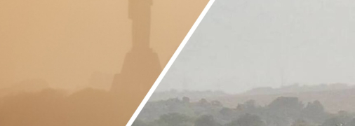 Пылевая буря в Украине продержится до конца недели