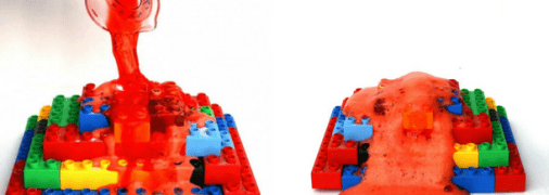 Извержение вулкана: химический эксперимент с конструктором LEGO