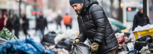 Сміття варто викидати обачно