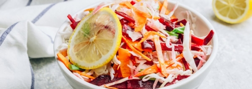 Острый салат из капусты и перца