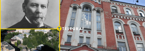 Могила Дегтярьова на території Свято-Михайлівської лікарні