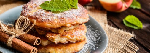 Яблучні оладки