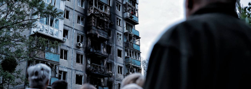 Горіло з першого по п'ятий поверхи