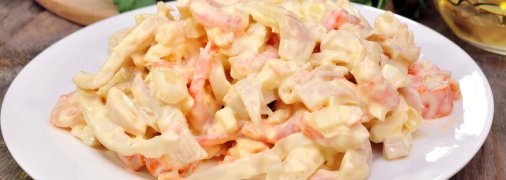 Салат з крабовими паличками та морквою по-корейськи