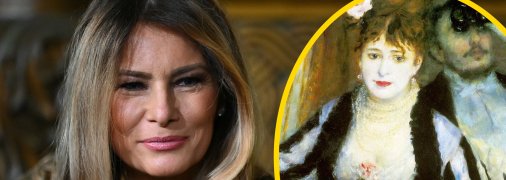 Меланію Трамп порівняли з героїнею картини Ренуара