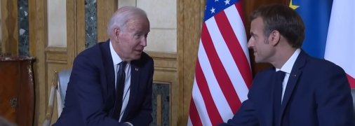 Зустріч Джо Байдена та Емманюеля Макрона