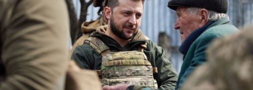 Зеленський відвідав Бучу після деокупації та поспілкувався з місцевими жителями