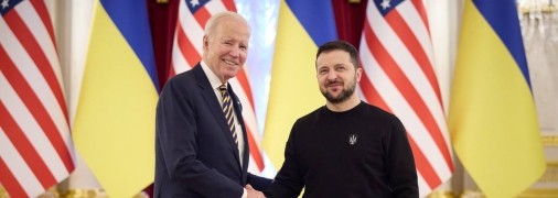 Джо Байден и Владимир Зеленский