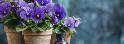 Фиалка нуждается в правильном уходе (изображение создано с помощью ИИ)