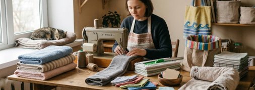 Старые полотенца могут еще долго служить в быту