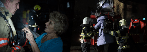 Пожар в Киеве