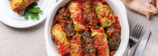 Апетитні голубці з гречкою та грибами