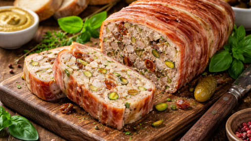 Как приготовить мясной террин с фисташками: эффектная закуска на пасхальный стол (видео)