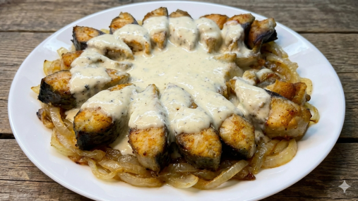 Скумбрия в сливочном соусе с медом и чесноком: это блюдо едят даже те, кто не любит рыбу