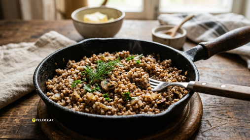 Всего 4 минуты на сковороде — и гречка получается в разы вкуснее (видео)