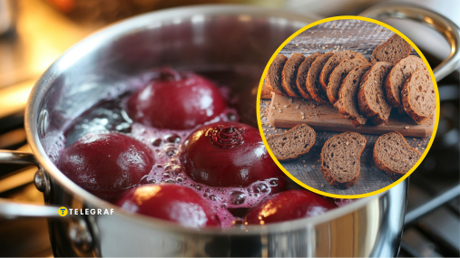 Добавьте в кастрюлю ржаной хлеб: как приготовить свеклу без запаха и с ярким цветом