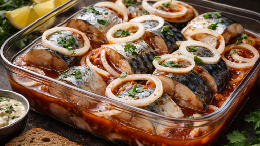 Скумбрия, маринованная в кетчупе: пикантная закуска, которую съедают за вечер (видео)