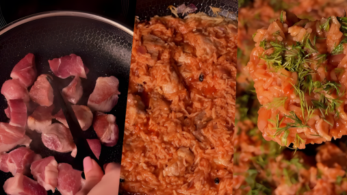 Когда нет времени на плов: как приготовить вкусный рис с мясом