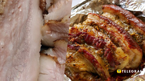 В сало нужно добавить сахар: как правильно запечь подчеревину в духовке