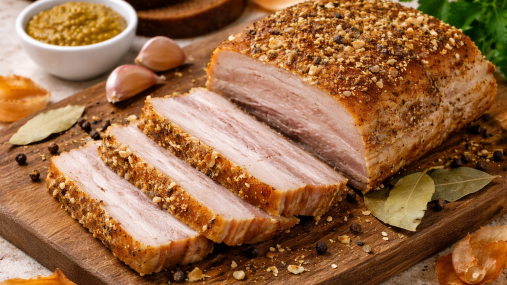 Без духовки и коптильни, но с максимальным вкусом: формула идеальной домашней грудинки (видео)