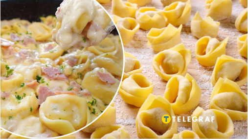 Это итальянское блюдо понравится любителям пельменей: тортеллини в сливочном соусе (видео)