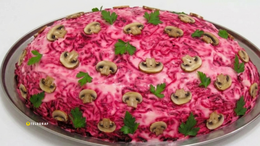 Гости не поверят, что он постный: рецепт вкусного овощного салата с шампиньонами