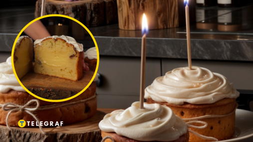 Такую паску вы еще не пробовали: при разрезании из нее вытекает лимонная начинка (видео)