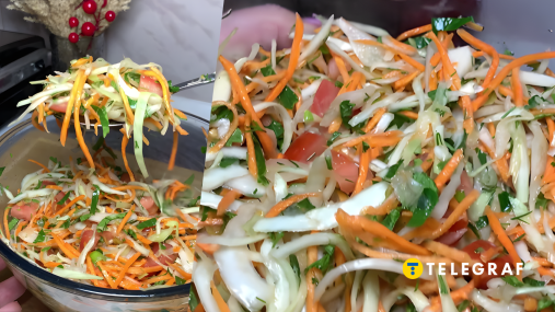 Салат из свежей капусты, который захочется готовить каждый день: простой рецепт из доступных овощей (видео)