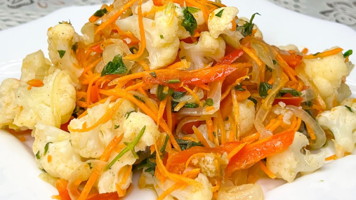 Не морковью единой: эта цветная капуста по-корейски удивит вкусом (видео)