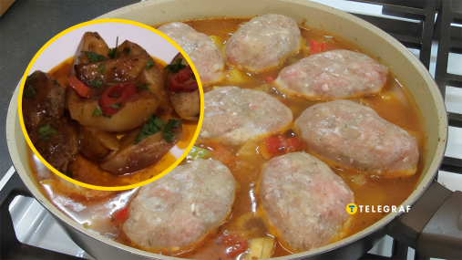 Ужин "все в одном": рецепт роскошных котлет с овощным гарниром