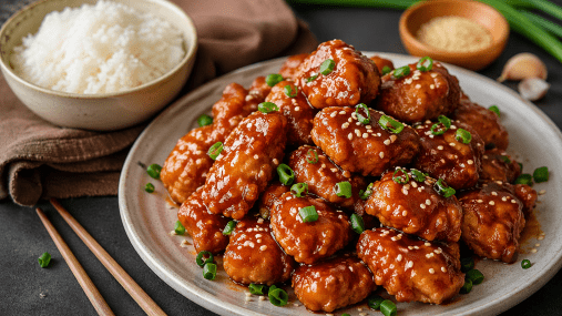 Домашняя курица как из фастфуда: хрустящая корочка и нежный соус (видео)