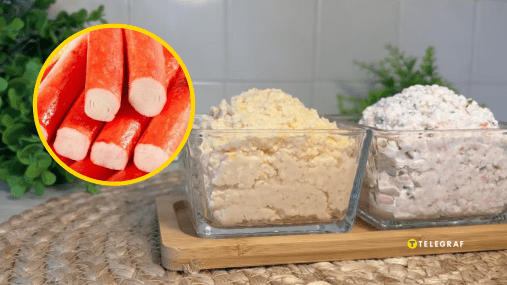 Из одной пачки крабовых палочек – две намазки: рецепт для перекуса и праздничного стола (видео)