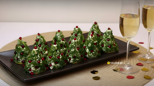 Эффектная закуска "Елочки": гости не оставят шансов другим блюдам (видео)